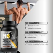 Benefits - MuscleBlaze Whey Premium,  2.2 lb  Rich Milk Chocolate 
