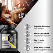 Points - MuscleBlaze Whey Premium,  4.4 lb  Vanilla 