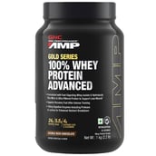 2 - GNC Amp Gold Series 100% Whey Protein Advanced, 2.2 lb Double Rich Chocolate