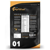 Back - MyFitFuel Advance MFF 100% Whey Protein,  2.2 lb  Chocolate Banana Cookie 