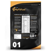 Back - MyFitFuel Advance MFF 100% Whey Protein,  2.2 lb  Chocolate Hazelnut 