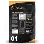 Back - MyFitFuel MFF Whey Protein 90 Isolate,  4.4 lb  Coffee Caramel Macchiato 