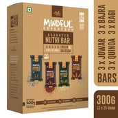 1 - Eat Anytime Mindful Millet Energy Bars,  12 Piece(s)/Pack  Variety Box (Ragi, Bajra, Quinoa and Jowar) 