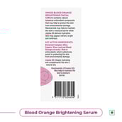 ingredients - Swisse SC Blood Orange Brightening Facial Serum,  30 ml  for All Skin Types 