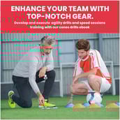 2 - Fitsy Agility Disc (AR2411),  Multicolor  Free Size 20 Piece 