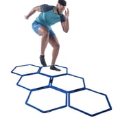 Fitsy Hexagonal Agility Ring (AR2415),  Blue  20 Inches 6 Piece 