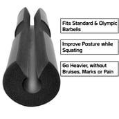 2 - Fitsy Barbell Squats Pad Black,  Black 
