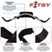 1 - Fitsy Arm Blaster for Bicep Support,  Black 