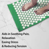 1 - Fitsy Accupressure Mat,  Green  66 x 41cm 