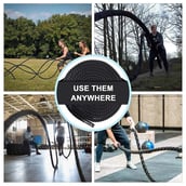 3 - Fitsy Battle Rope,  10 Meter  Black 