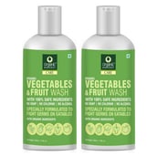 1 - Organic Harvest Vegetables & Fruits Wash,  Fragrance Free  500 ml  Protection from Germs (Pack of 2) 