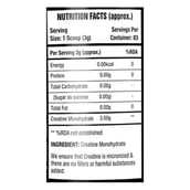 Info - MuscleXP Micronized Creatine Monohydrate Powder,  Unflavoured  0.55 lb 