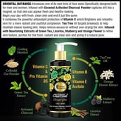 Benefit - Oriental Botanics Activated Charcoal Bright Glow Face Wash,  200 ml  Deep Cleansing, Brightening & Refreshing 