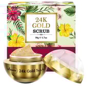 3 - St.Botanica 24K Gold Face Scrub,  50 g  Skin Brightening, Firming, Anti Aging 