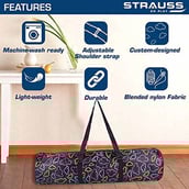 Strauss Yoga Mat Bag (Full Zip),  Cloud  28 Inch 
