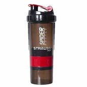 Strauss Spider Shaker Bottle,  Red  500 ml 