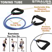 2 - Strauss Toning Tube,  Blue  Free Size 