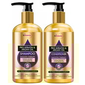 15 - St.Botanica Pro Keratin & Argan Oil Kit,  2 Piece(s)/Pack  Shampoo + Conditioner (300ml Each) 