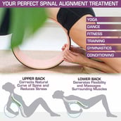 3 - Strauss Yoga Wheel,  Purple  12 in 