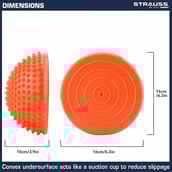 7 - Strauss Hedgehog Balance Pod, Orange 10x16x16 cm
