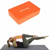 Strauss Yoga Block,  Orange  23x15x7 cm 