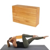 Strauss Wooden Yoga Block,  Wooden  23x15x7.5 cm 