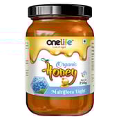 1 - OneLife Organic Honey,  250 g  Multiflora Light 