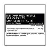 supplement - Livestamin Milk Thistle,  60 veggie capsule(s) 