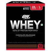 1 - ON (Optimum Nutrition) Whey Protein Powder, 10 sachets/pack Chocolate