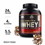 highlights - ON (Optimum Nutrition) Gold Standard 100% Whey Protein,  5 lb  Rocky Road 