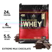 highlights - ON (Optimum Nutrition) Gold Standard 100% Whey Protein,  10 lb  Extreme Milk Chocolate 