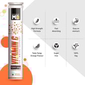 Points - MuscleBlaze Vitamin C (1000mg), 3 Piece(s)/Pack Orange