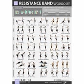 1 - B Fit USA Steel Exercise Bands Combo of 11,  Assorted  Free Size (AB3211) 