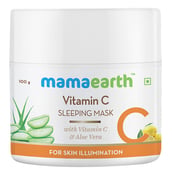 2 - Mamaearth Vitamin C Sleeping Mask,  100 g  with Vitamin C & Aloevera for Skin Illumination 