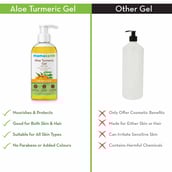 Benefit2 - Mamaearth Aloe Turmeric Gel,  300 ml  with Pure Aloe Vera & Turmeric for Skin & Hair 