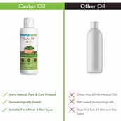 Benefit1 - Mamaearth Castor Oil,  150 ml  100% Pure Cold Pressed for Hair, Skin & Nails 
