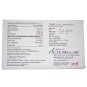 nutritioninfo - Live Well Inc Welhib Iron Supplemet, 10 tablet(s)