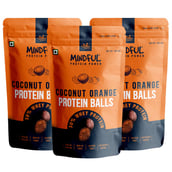 1 - Eat Anytime Protein Balls, 100 g Coconut Orange Pack of 3