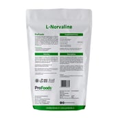 Back - ProFoods L Norvaline Powder, 125 g