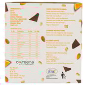 nutrtioninfo - O'Greens Energy Bars,  6 bar(s)  Pistachio Moringa & Choco Orange Pack of 2 