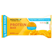 2 - HealthXP Protein Bars (18g Protein), 6 Piece(s)/Pack Mango