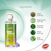 ingredients - RunBugz Hand Sanitizer with 70% Alcohol,  Lavender  500 ml  Kills 99.9% Bacteria & Virus (Pack of 3) 