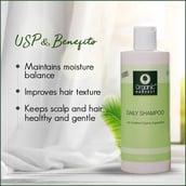 benefits - Organic Harvest Daily Shampoo,  500 ml  Anti-Dandruff 