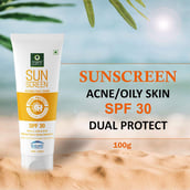 Organic Harvest Sunscreen Dual Protect,  100 g  for Oily Skin SPF 30 