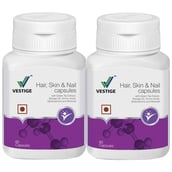 Vestige Hair Skin & Nails Pack of 2,  60 capsules  Unflavoured 