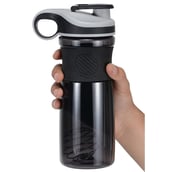 1 - GHC Shaker Bottle with Steel Ball Made of Tritan,  Black  700 ml 
