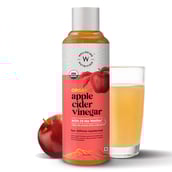 1 - Wellbeing Nutrition USDA Organic Apple Cider Vinegar with 2X Mother  Raw Unfiltered,  0.5 L  Unflavoured Pack of 2 