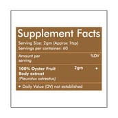 supplement - Rooted Active Naturals Oyster Mushroom Extract Powder,  120 g 
