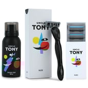 Uncle Tony Complete Starter Pack,  3 Piece(s)/Pack  for All Skin Types Black 