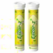 1 - Escor-Z Effervescent,  20 tablet(s)  Lime and Lemon Pack of 2 